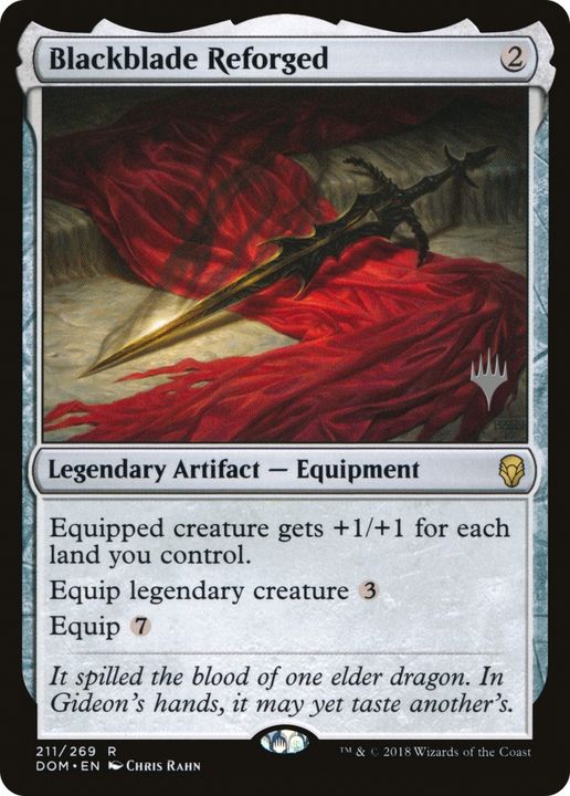 Blackblade Reforged in the group Magic the Gathering / Types / Artifacts / Legendary Artifact at Proxyprinters.com (92519)