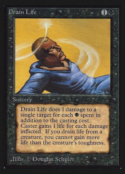 Drain Life in the group Magic the Gathering / Sets / Intl. Collectors' Edition at Proxyprinters.com (9252)