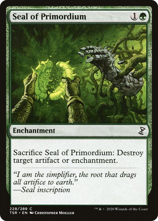 Seal of Primordium in the group Magic the Gathering / Types / Enchantment / Enchantment at Proxyprinters.com (92524)