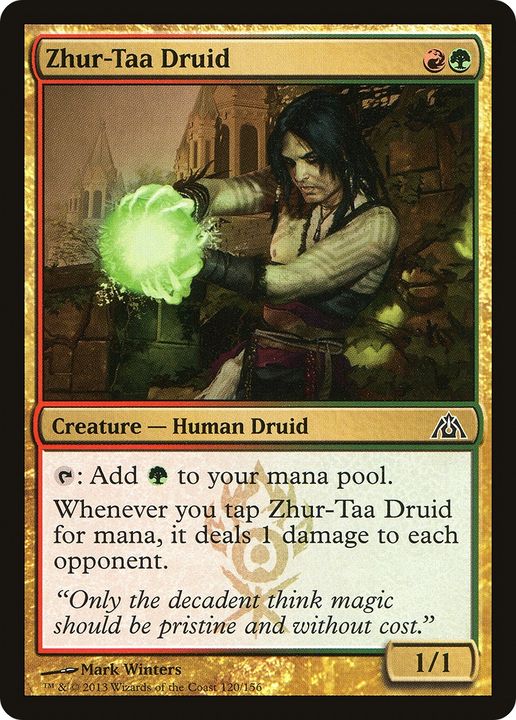 Zhur-Taa Druid in the group Magic the Gathering / Types / Colors / Multicolors / G, R at Proxyprinters.com (92525)