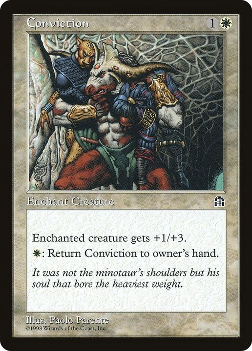 Conviction in the group Magic the Gathering / Sets / Stronghold at Proxyprinters.com (9257)