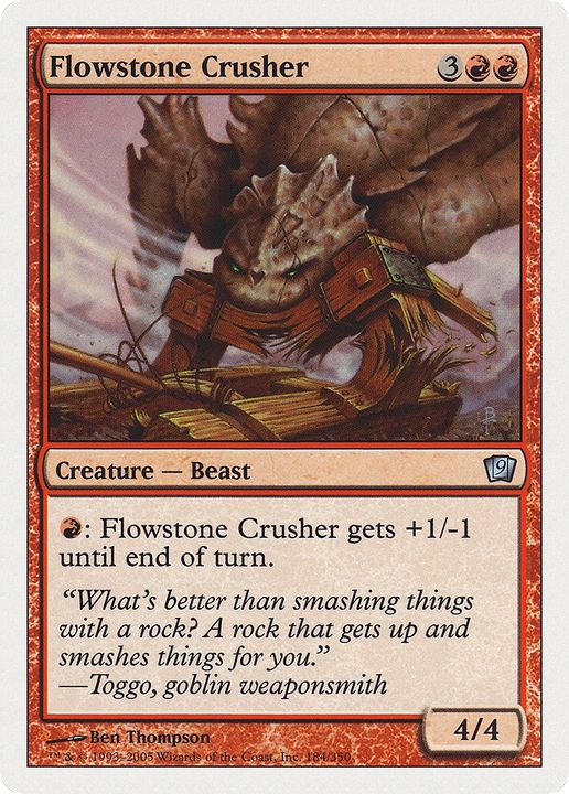 Flowstone Crusher in the group Magic the Gathering / Sets / Ninth Edition at Proxyprinters.com (92586)