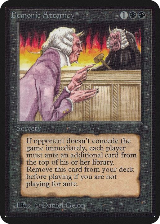 Demonic Attorney in the group Singles at Proxyprinters.com (92596)