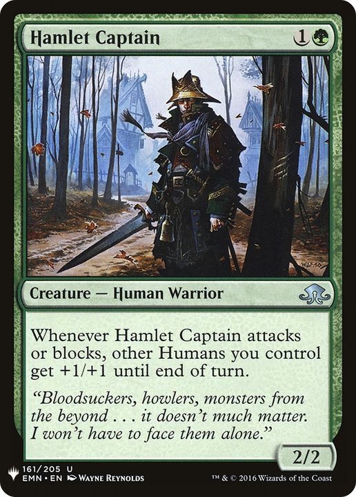 Hamlet Captain in the group Magic the Gathering / Sets / The List at Proxyprinters.com (92611)