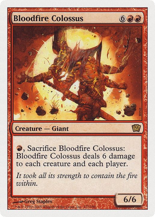 Bloodfire Colossus in the group Magic the Gathering / Types / Colors / Red at Proxyprinters.com (92612)