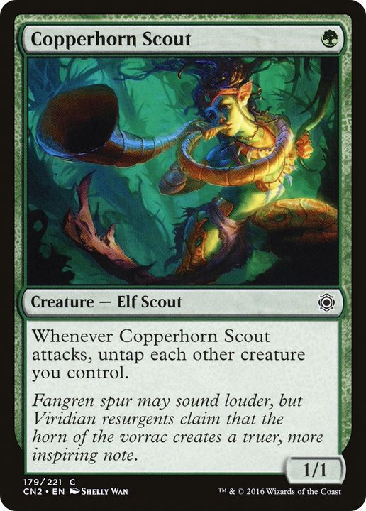 Copperhorn Scout in the group Magic the Gathering / Types / Colors / Green at Proxyprinters.com (92613)