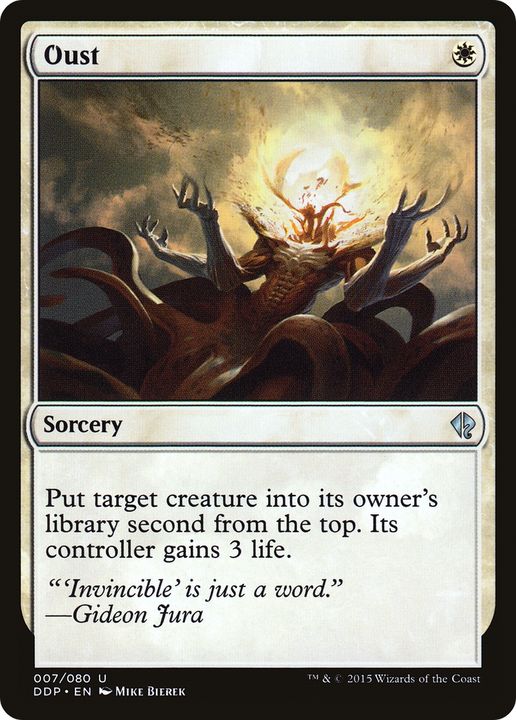 Oust in the group Magic the Gathering / Types / Colors / White at Proxyprinters.com (92617)