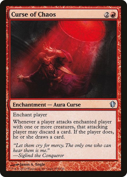 Curse of Chaos in the group Magic the Gathering / Types / Colors / Red at Proxyprinters.com (92620)