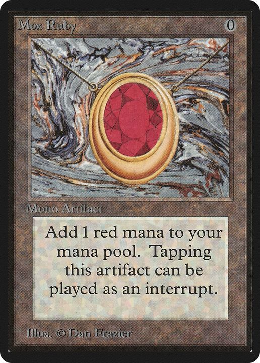 Mox Ruby in the group Magic the Gathering / Sets / Limited Edition Beta at Proxyprinters.com (92654)