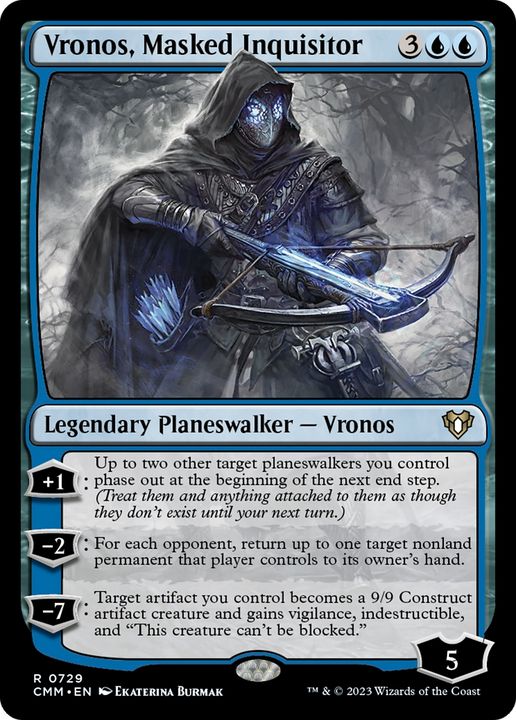 Vronos, Masked Inquisitor in the group Magic the Gathering / Types / Colors / Blue at Proxyprinters.com (92704)