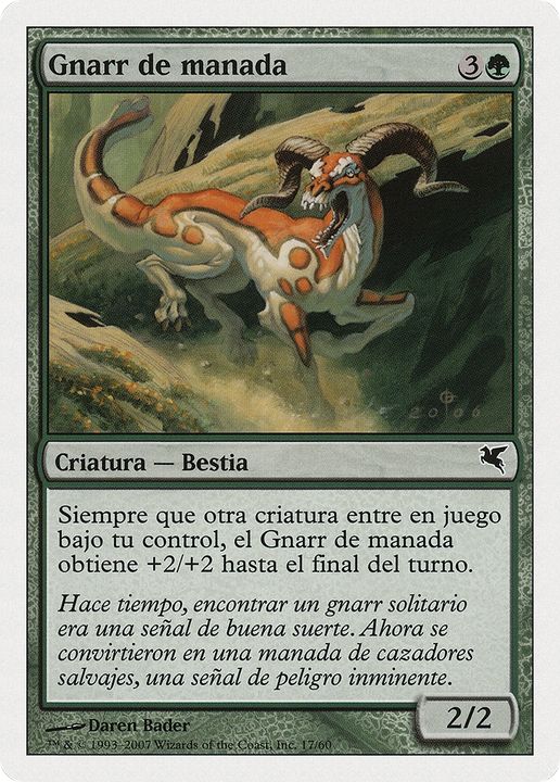 Herd Gnarr in the group Magic the Gathering / Types / Colors / Green at Proxyprinters.com (92710)