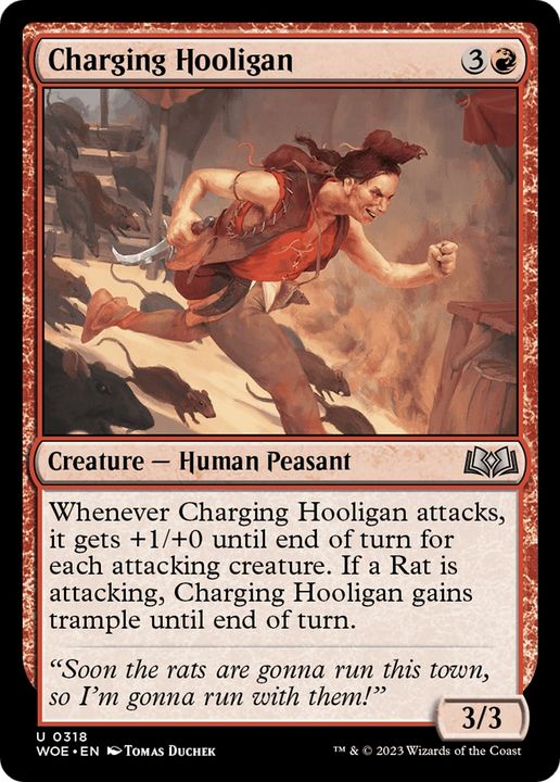 Charging Hooligan in the group Magic the Gathering / Types / Colors / Red at Proxyprinters.com (92714)