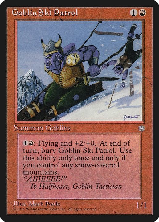 Goblin Ski Patrol in the group Magic the Gathering / Types / Colors / Red at Proxyprinters.com (92720)