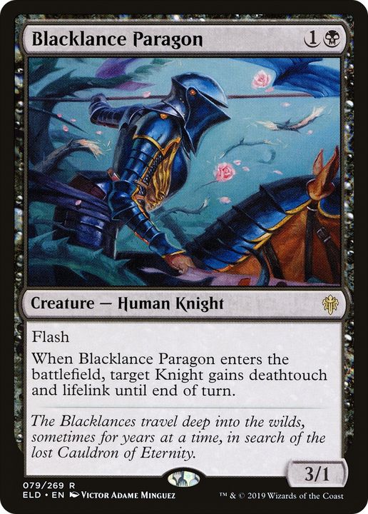 Blacklance Paragon in the group Magic the Gathering / Sets / Throne of Eldraine at Proxyprinters.com (92771)