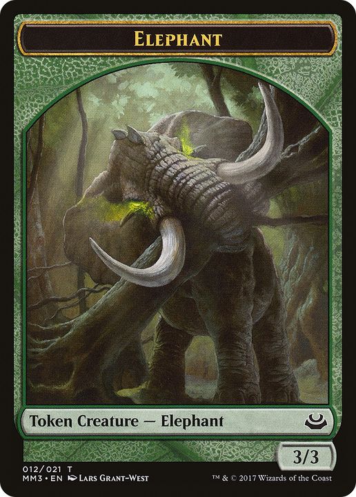 Elephant in the group Magic the Gathering / Sets / MOM Japanese Promo Tokens at Proxyprinters.com (92776)