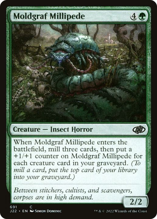 Moldgraf Millipede in the group Magic the Gathering / Types / Colors / Green at Proxyprinters.com (9278)