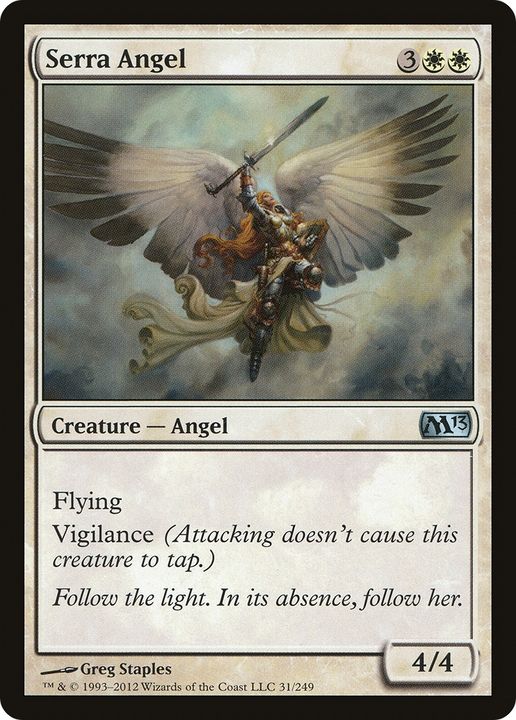 Serra Angel in the group Magic the Gathering / Types / Colors / White at Proxyprinters.com (92800)