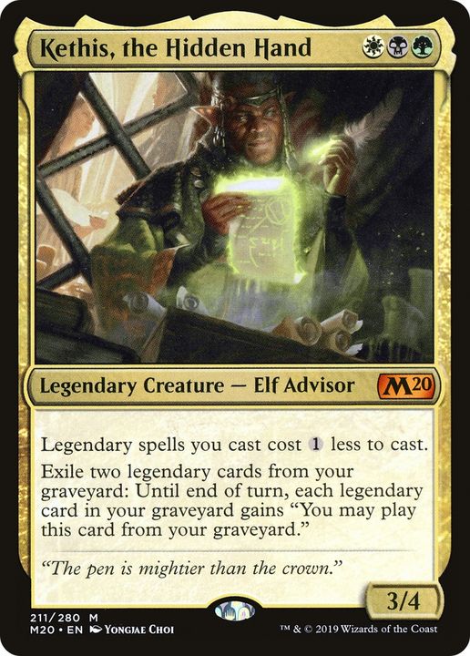 Kethis, the Hidden Hand in the group Magic the Gathering / Sets / Core Set 2020 at Proxyprinters.com (92816)