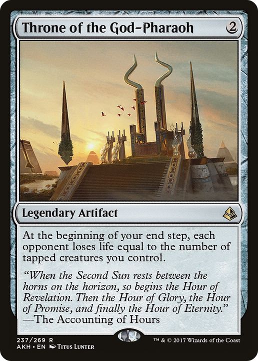 Throne of the God-Pharaoh in the group Magic the Gathering / Sets / Amonkhet at Proxyprinters.com (92850)