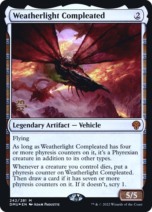 Weatherlight Compleated in the group Magic the Gathering / Types / Artifacts / Legendary Artifact at Proxyprinters.com (92856)