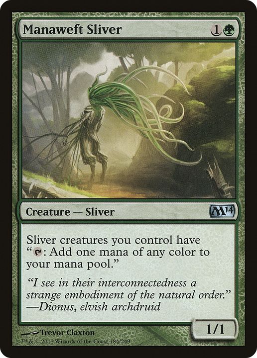 Manaweft Sliver in the group Magic the Gathering / Sets / Magic 2015 at Proxyprinters.com (92860)