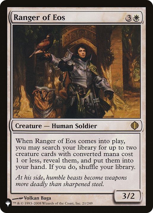 Ranger of Eos in the group Magic the Gathering / Types / Colors / White at Proxyprinters.com (92881)