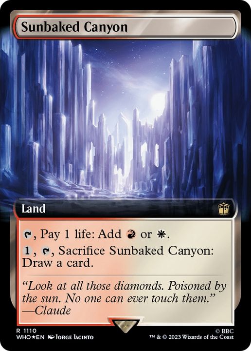 Sunbaked Canyon in the group Magic the Gathering / Sets / Doctor Who at Proxyprinters.com (92887)