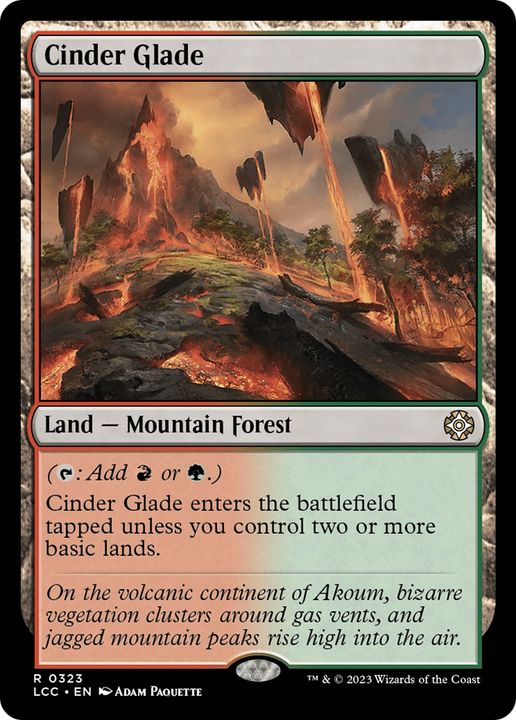 Cinder Glade in the group Magic the Gathering / Types / Land / Forest at Proxyprinters.com (92890)