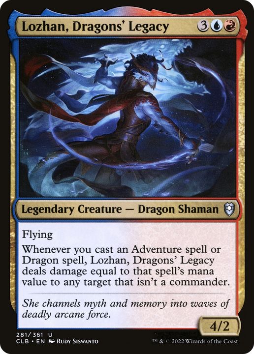 Lozhan, Dragons' Legacy in the group Magic the Gathering / Sets / Commander Legends: Battle for Baldur's Gate at Proxyprinters.com (92892)