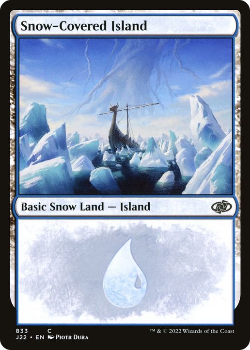 Snow-Covered Island in the group Magic the Gathering / Types / Land / Island at Proxyprinters.com (92906)