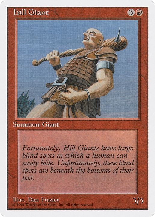 Hill Giant in the group Magic the Gathering / Types / Colors / Red at Proxyprinters.com (92909)