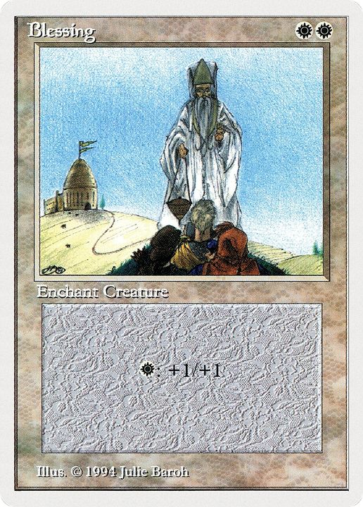 Blessing in the group Magic the Gathering / Types / Colors / White at Proxyprinters.com (92914)