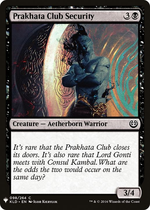 Prakhata Club Security in the group Magic the Gathering / Types / Creatures / Warrior at Proxyprinters.com (92958)