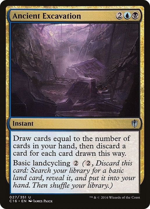 Ancient Excavation in the group Magic the Gathering / Sets / Commander 2016 at Proxyprinters.com (9296)