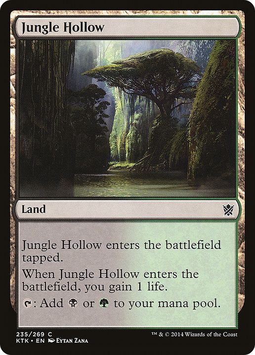 Jungle Hollow in the group Magic the Gathering / Sets / Khans of Tarkir at Proxyprinters.com (92983)