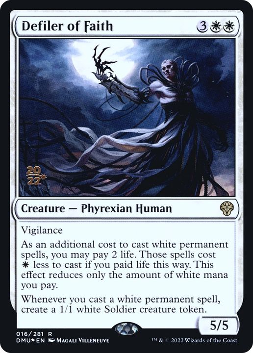 Defiler of Faith in the group Magic the Gathering / Types / Colors / White at Proxyprinters.com (92990)