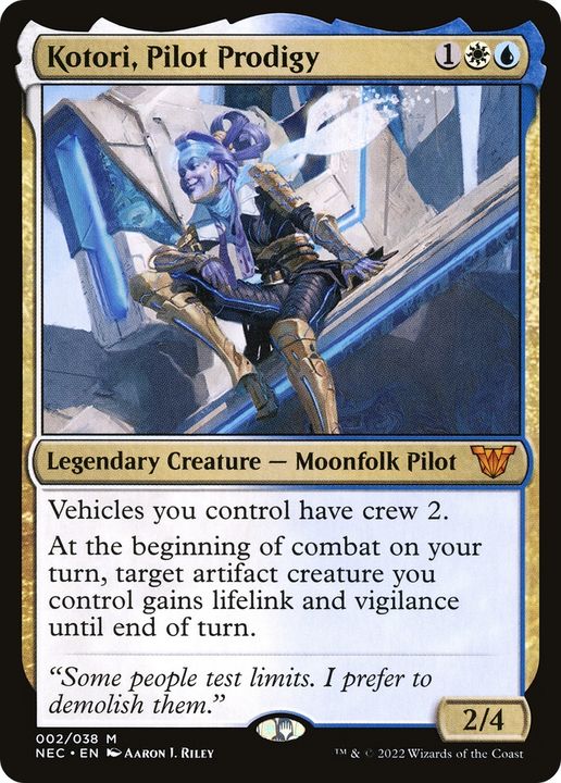 Kotori, Pilot Prodigy in the group Magic the Gathering / Types / Colors / Multicolors / U, W at Proxyprinters.com (92991)