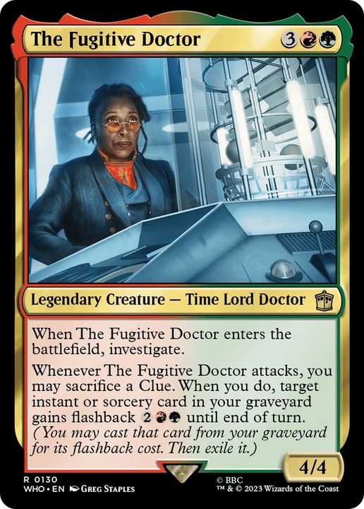 The Fugitive Doctor in the group Magic the Gathering / Types / Colors / Multicolors / G, R at Proxyprinters.com (92998)