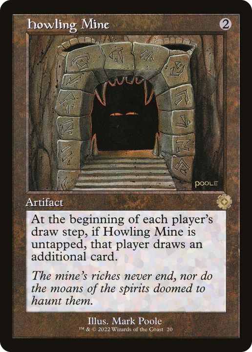 Howling Mine in the group Magic the Gathering / Types / Artifacts / Artifact at Proxyprinters.com (93000)