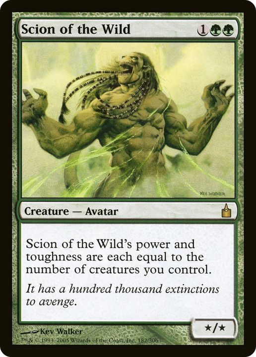 Scion of the Wild in the group Magic the Gathering / Types / Colors / Green at Proxyprinters.com (93005)