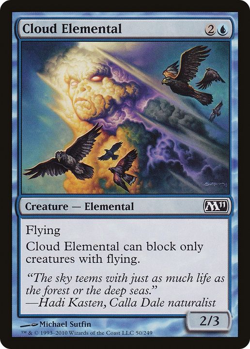 Cloud Elemental in the group Magic the Gathering / Types / Colors / Blue at Proxyprinters.com (93014)