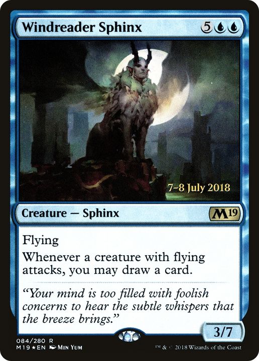 Windreader Sphinx in the group Magic the Gathering / Types / Colors / Blue at Proxyprinters.com (93027)