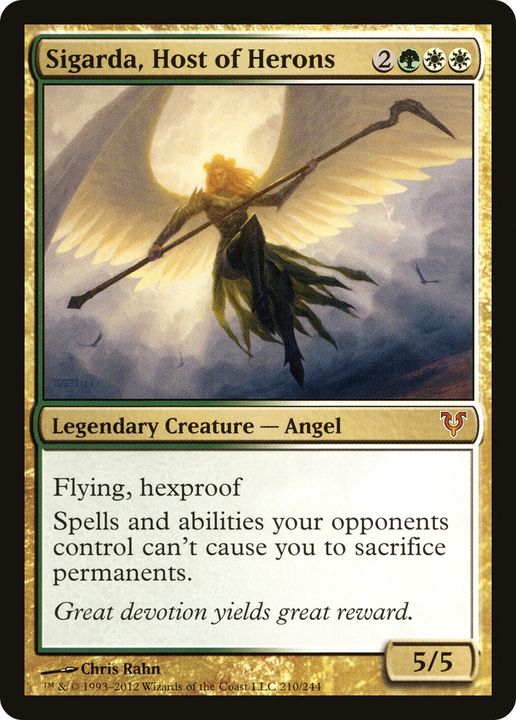 Sigarda, Host of Herons in the group Magic the Gathering / Types / Colors / Multicolors / G, W at Proxyprinters.com (93045)