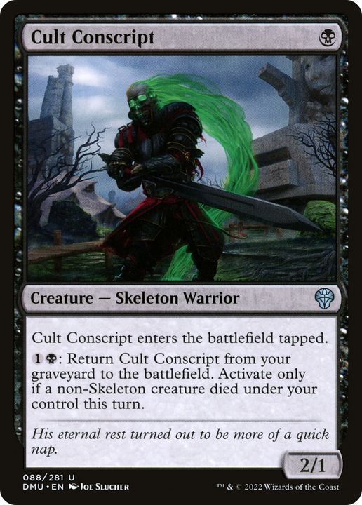 Cult Conscript in the group Magic the Gathering / Types / Creatures / Warrior at Proxyprinters.com (93062)