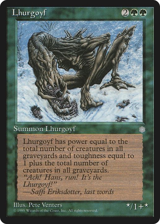 Lhurgoyf in the group Magic the Gathering / Types / Colors / Green at Proxyprinters.com (93082)