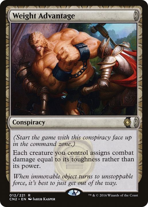 Weight Advantage in the group Magic the Gathering / Types / Colors / Colorless at Proxyprinters.com (93099)