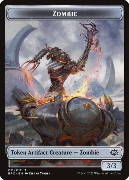 Zombie in the group Magic the Gathering / Sets / The Brothers' War Tokens at Proxyprinters.com (93108)