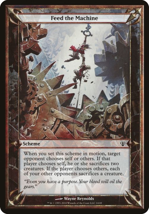 Feed the Machine in the group Magic the Gathering / Sets / Archenemy Schemes at Proxyprinters.com (93115)