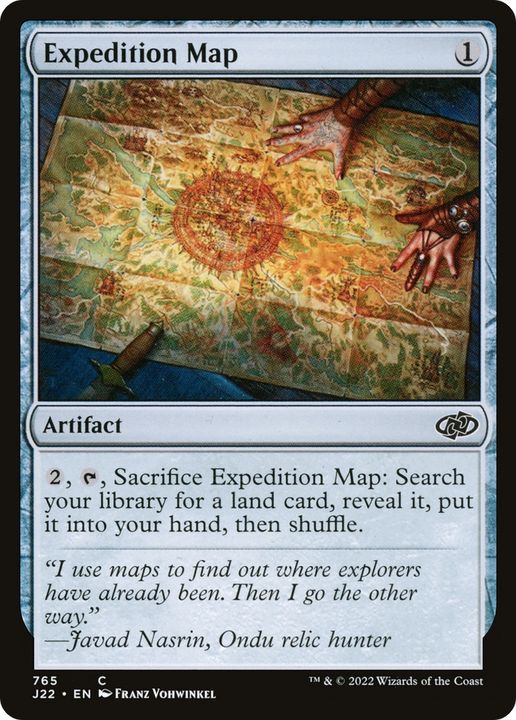 Expedition Map in the group Magic the Gathering / Types / Artifacts / Artifact at Proxyprinters.com (93131)