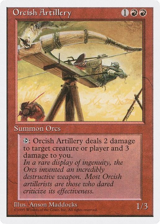 Orcish Artillery in the group Magic the Gathering / Sets / Fourth Edition at Proxyprinters.com (9314)